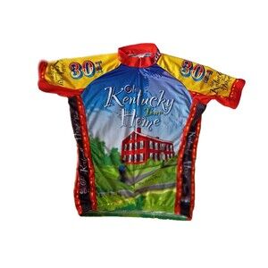 Vomax Louisville Bicycle Club 30th  -Old Kentucky Home Bike shirt Size M